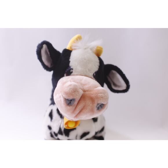 Liberty Toy, Cow, Medium Plush, White Black, Stuffed Animal, ~ 251114-WH 824 - Picture 2 of 5
